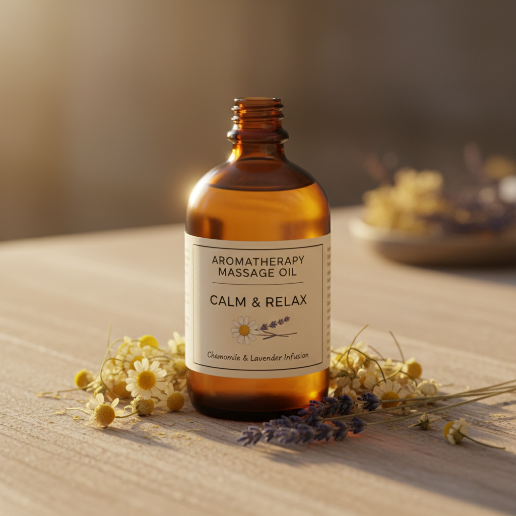 Relaxation Body Massage Oil Lavender & Chamomile